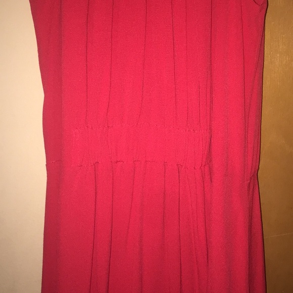 Kate Spade Red fluid crepe tie back dress - Picture 5 of 6